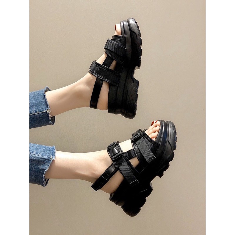 SANDAL  ĐẾ CAO 7cm ĐẾ NHỰA SIÊU NHẸ