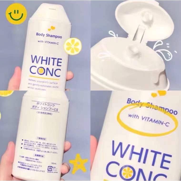 SỮA TẮM TRẮNG DA WHITE CONC NHẬT 360ML
