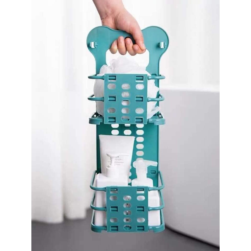 Giỏ treo đồ đa năng gấp gọn 2 tầng