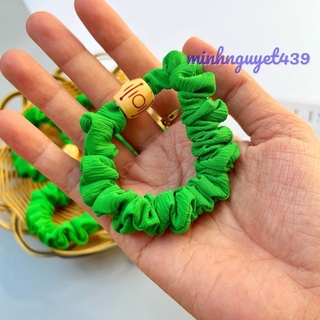 Cột tóc srunchies vải .Buộc tóc vải đũi ,vải lụa trang trí