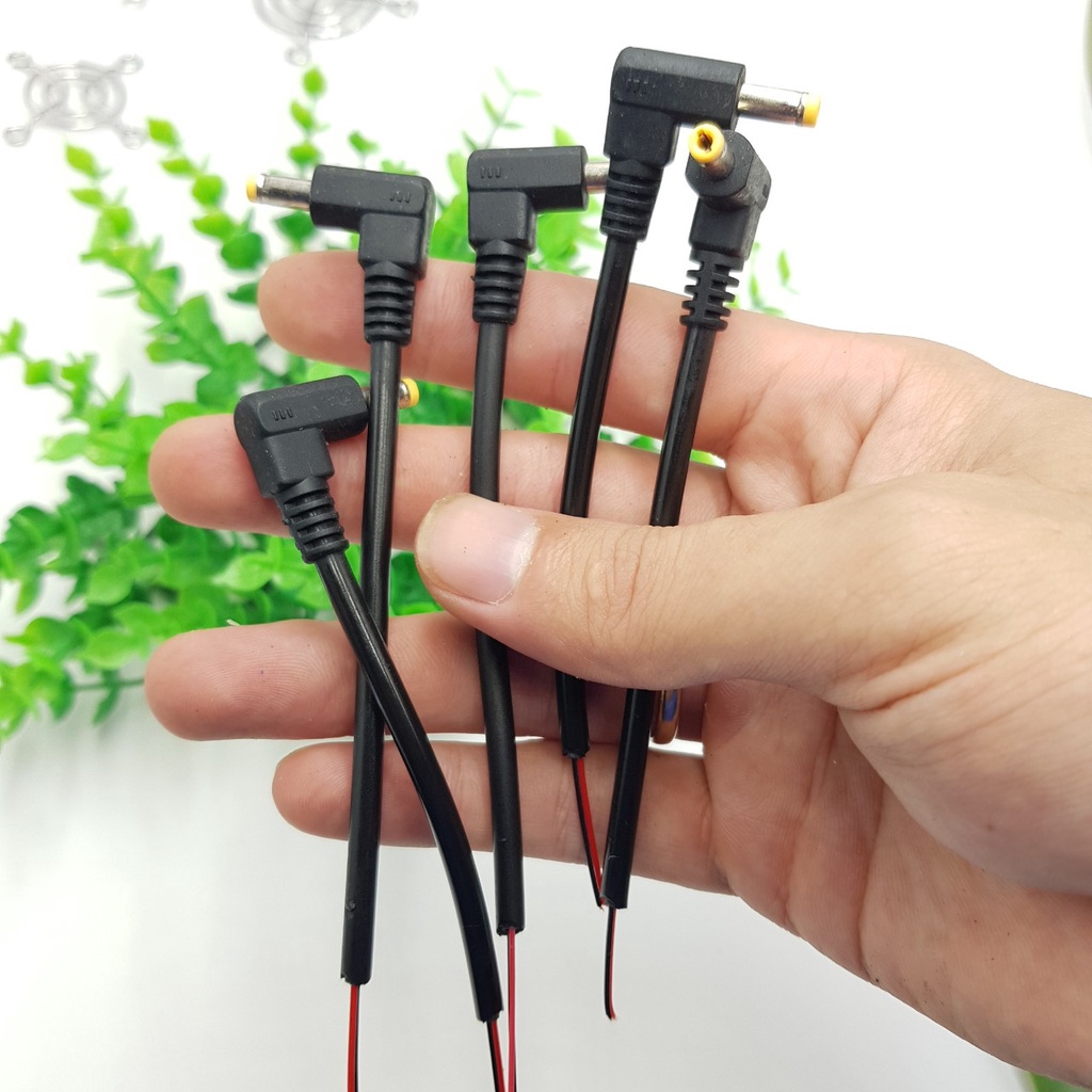 Dây DC Đực 4.0x1.7MM chân cong dùng chuyển nguồn cho thiết bị - ShopLinhKienM2M