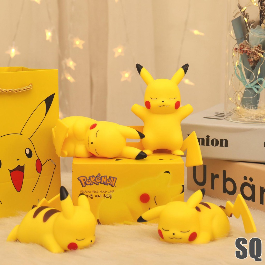 Đèn Ngủ Hình Pikachu Sáng Tạo Làm Quà Tặng Cho Bạn Gái/Bạn Trai