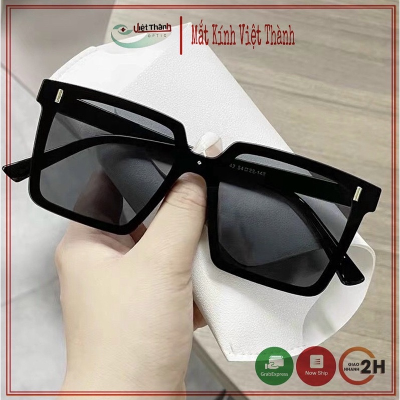 Kính Mát Phom Vuông Thời Trang Mắt Phẳng Kiểu Mới Sành Điệu Chất Chơi FULLBOXX HÀNG ĐẸP SANG XỊN