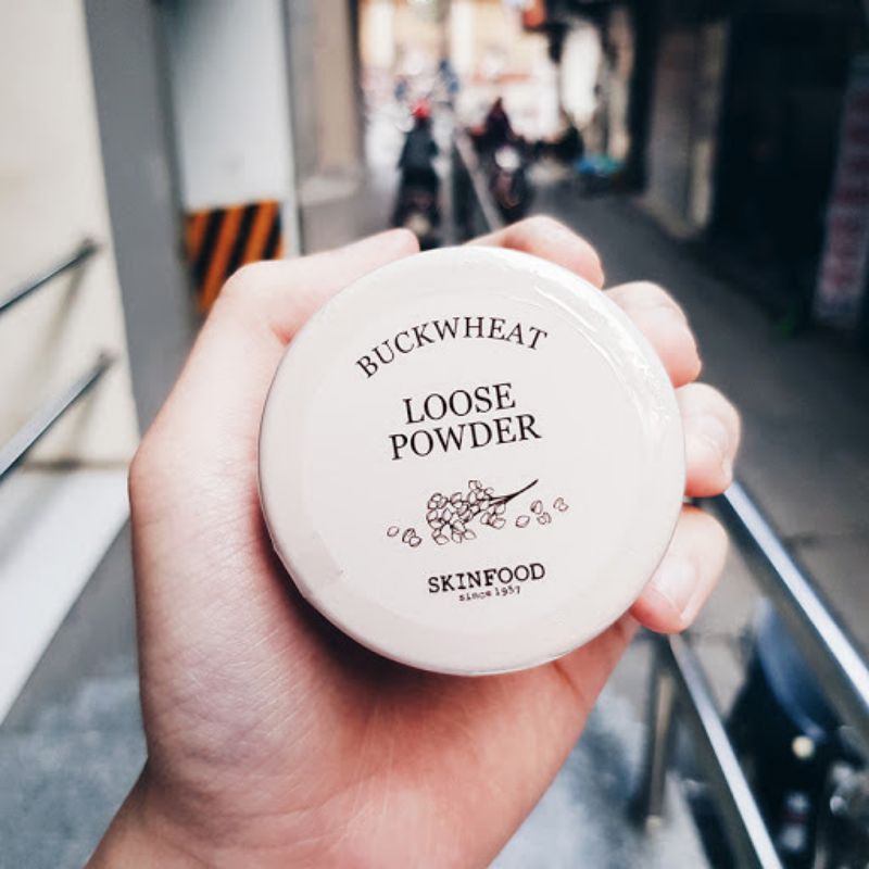 Phấn phủ chiết xuất kiều mạch Skinfood Buckwheat Loose Powder