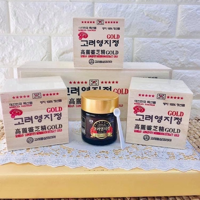 Cao Linh Chi Hàn Quốc YoungJi Hộp Gỗ Trắng Hàn Quốc