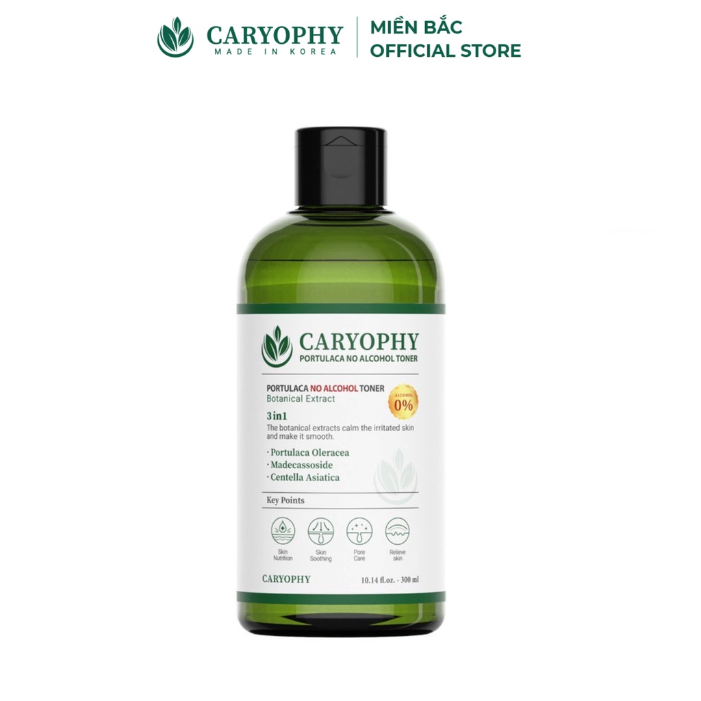 Toner Ngăn Ngừa Mụn Thâm Caryophy Portulaca 300ml