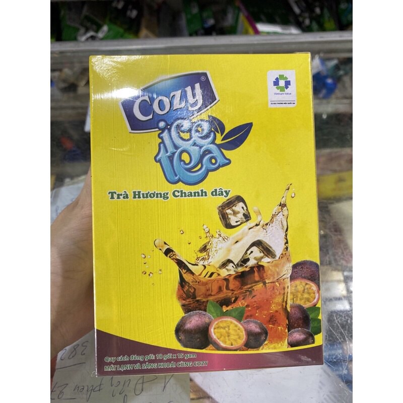 (Đủ Vị) Trà Cozy Ice Tea Hoà Tan Hộp 18 Gói