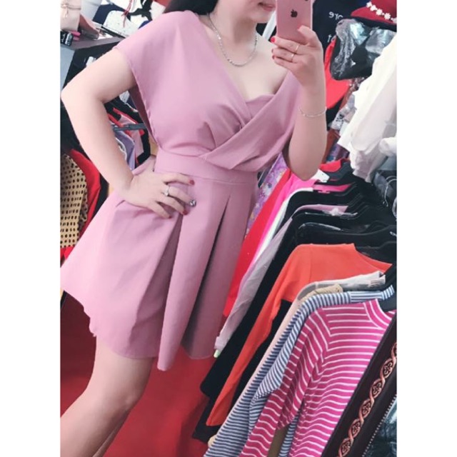 Jumpsuit giả váy( ảnh thật)