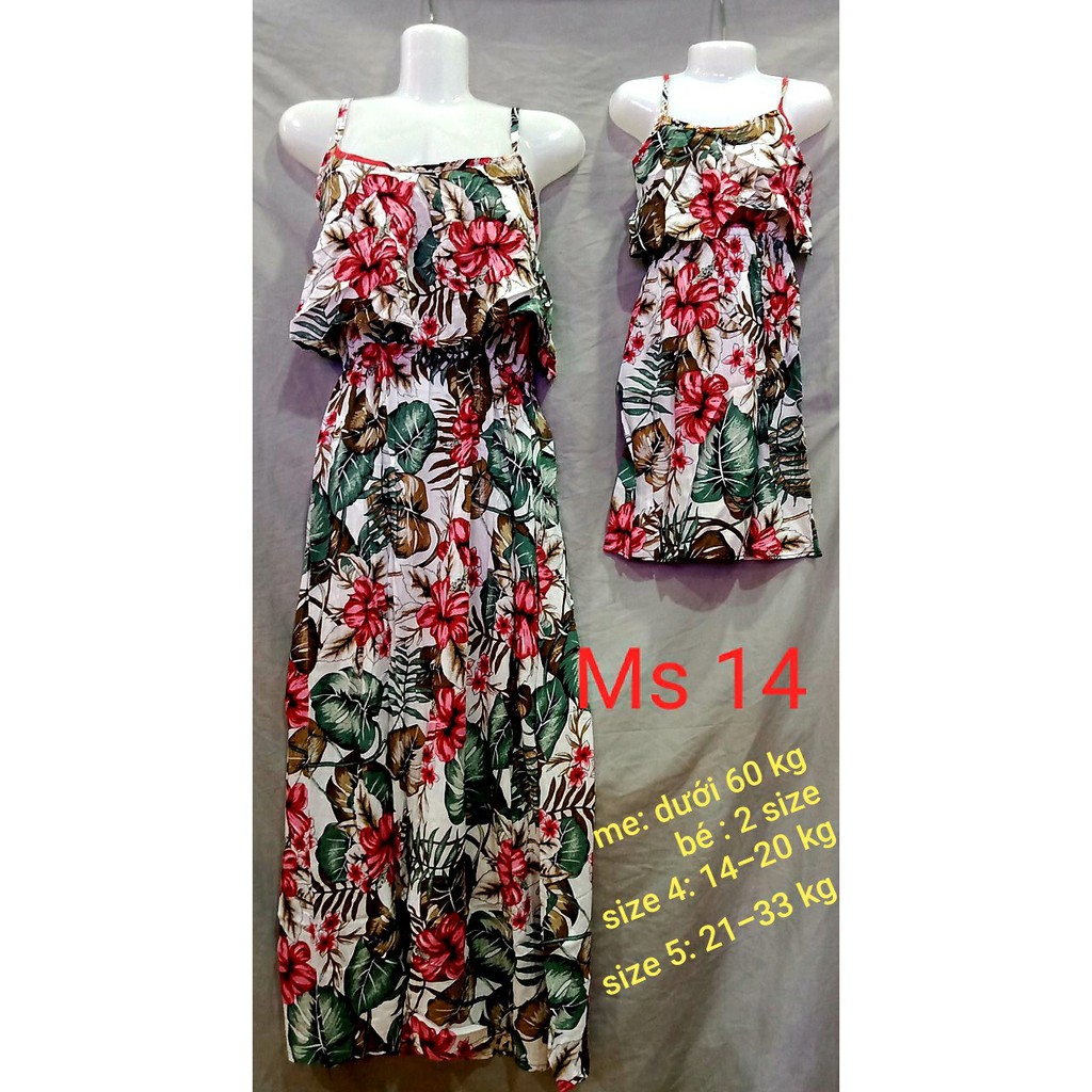 Set maxi mẹ và con gái [trên 20 màu] | BigBuy360 - bigbuy360.vn