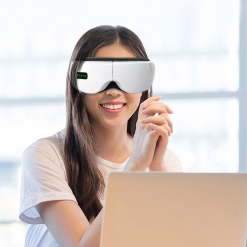 [Hàng mới] Máy massage mắt áp suất khí sưởi nóng Bluetooth Eye Care cải tiến mới