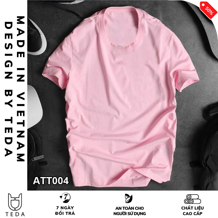 Áo Thun Nam Cổ Tròn TEDA chất vải 4 chiều co giãn dày dặn phông trơn basic tay ngắn nhiều màu | BigBuy360 - bigbuy360.vn