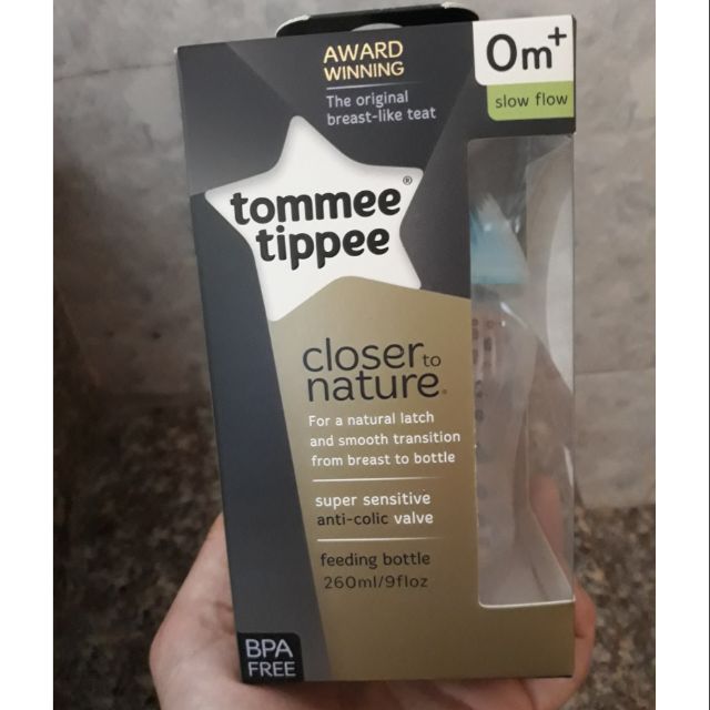 bình sữa tommee tippee 260ml 0m+