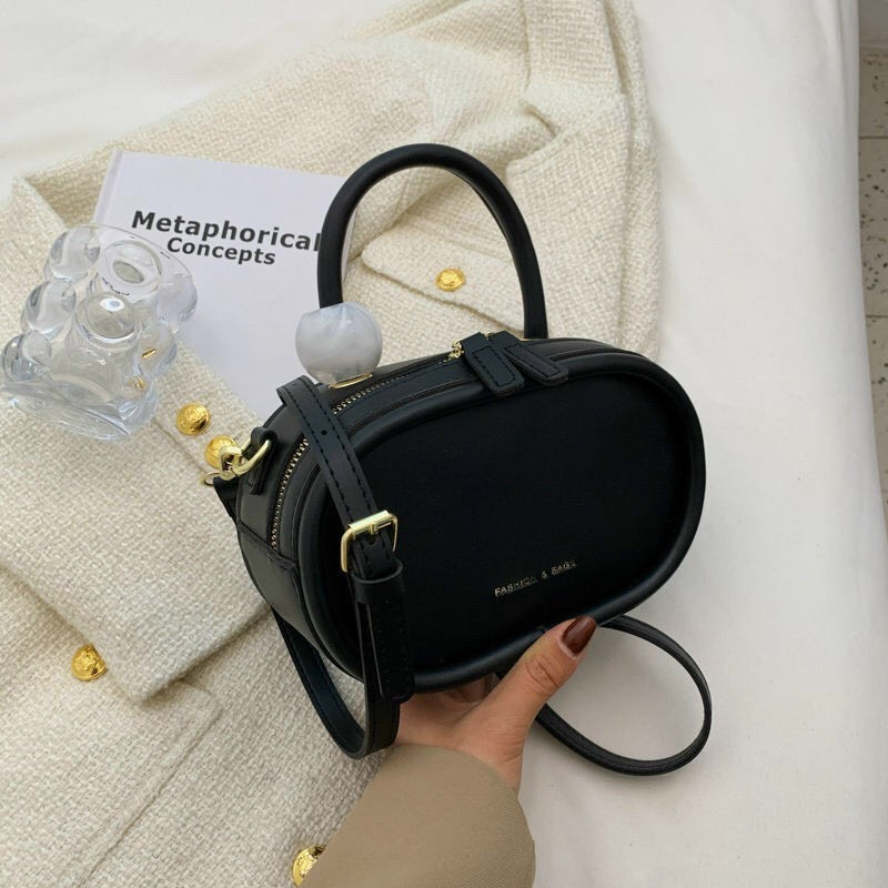 Túi cốp da ngọc size 21cm 4 màu cực xinh