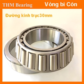 Bạc đạn côn trục 30mm, ổ chặn 30206
