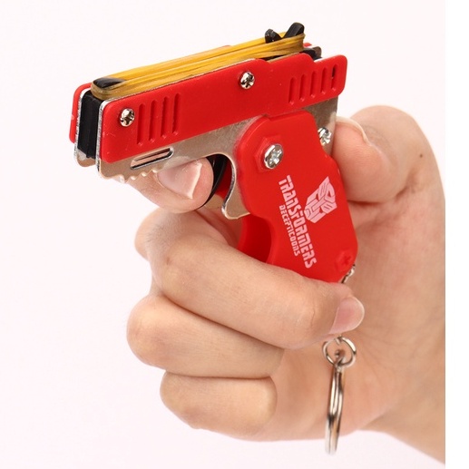 Móc khóa bắn thun kèm 6 mục tiêu (như hình)