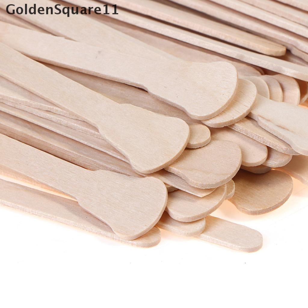 Set 100 Que Gỗ Tẩy Lông / Sáp Tẩy Lông Goldsquare11 Tiện Lợi