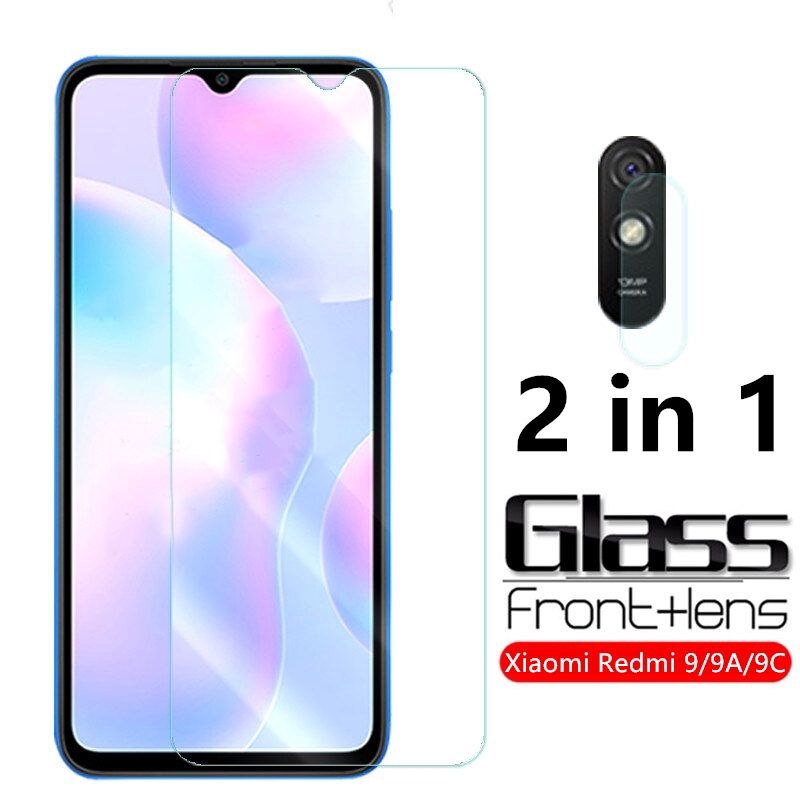 Kính cường lực chuyên dụng bảo vệ camera và màn hình cao cấp cho Xiaomi Redmi9 Redmi9A