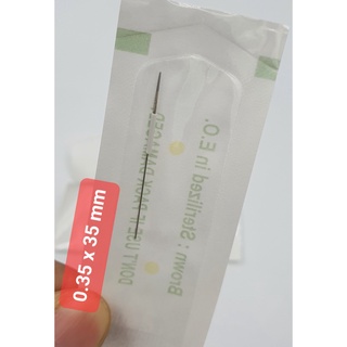Kim 3 tròn xanh dương Ngắn , xanh lá Ngắn Dùng Cho Phun Xăm Thẩm Mỹ