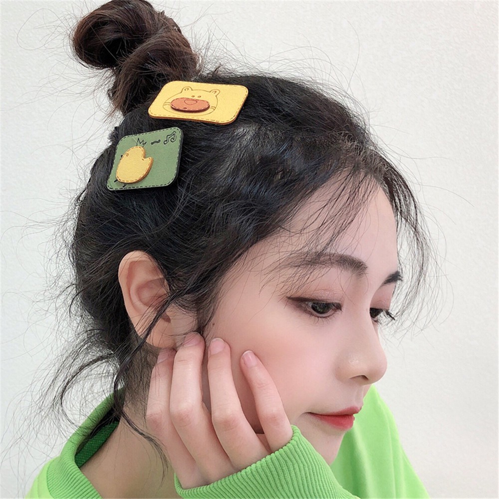 Kẹp Tóc Dạng Dán Hoạt Hình Dễ Thương Cho Bé Gái