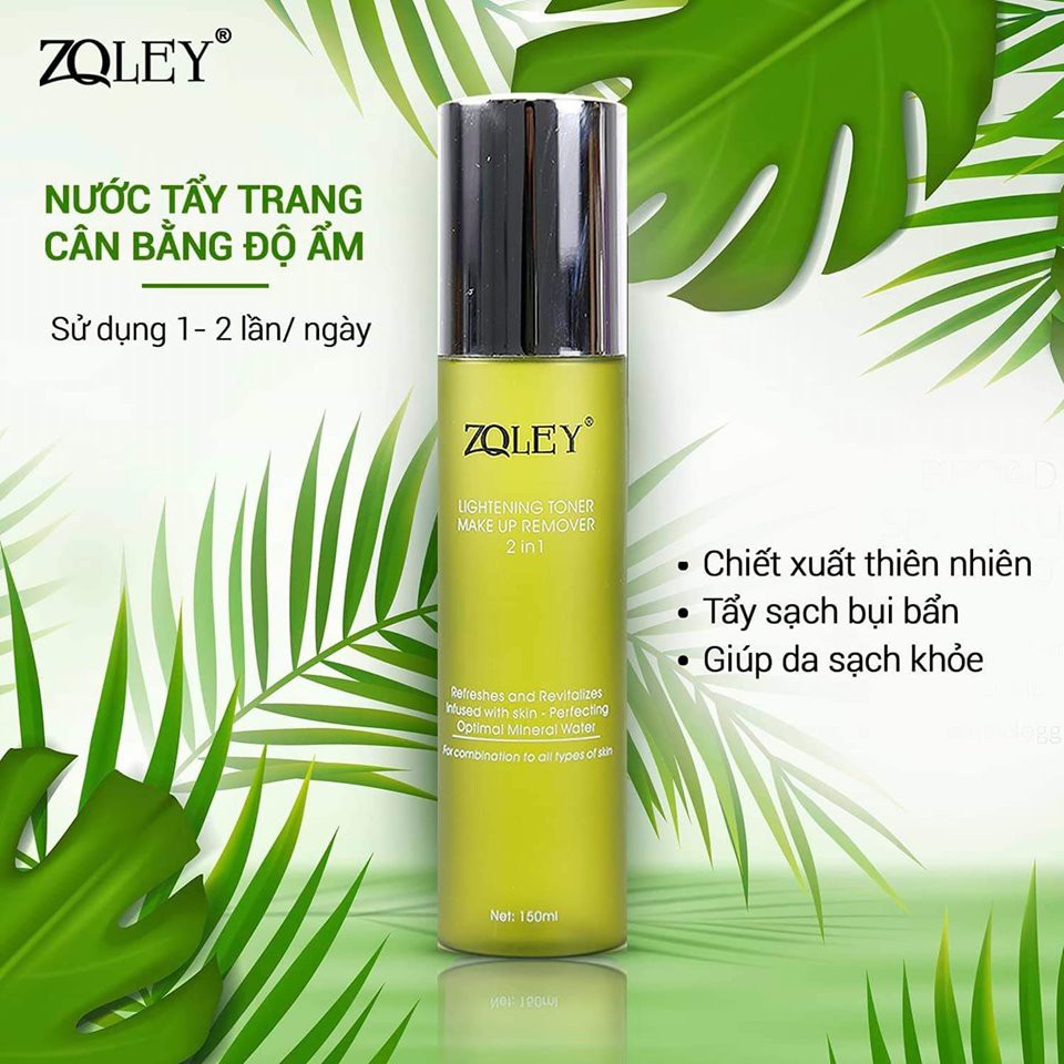 NƯỚC TẨY TRANG KIÊM NƯỚC HOA HỒNG ZOLEY