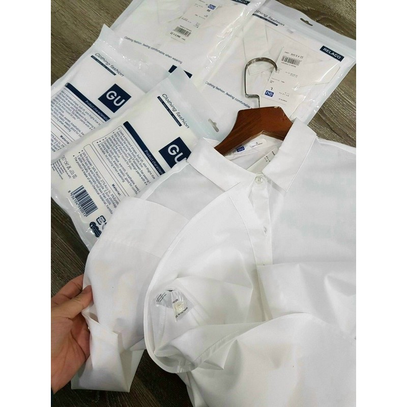 [Mã WASKT410K giảm 10K đơn 50K] ANU128 - ÁO SƠ MI NỮ TRẮNG GU DÀI TAY | BigBuy360 - bigbuy360.vn