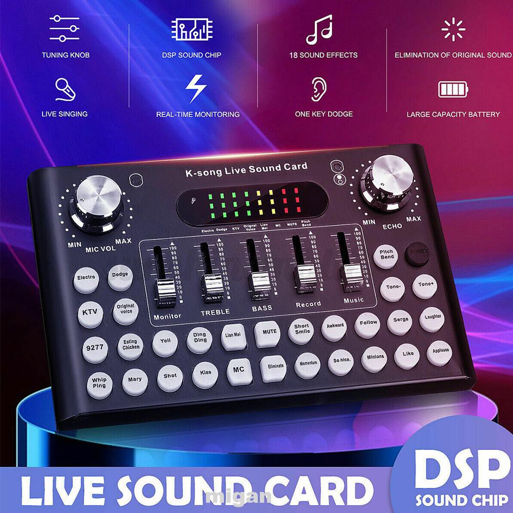 Card Âm Thanh Karaoke F8 Chất Liệu Hợp Kim Nhôm | BigBuy360 - bigbuy360.vn