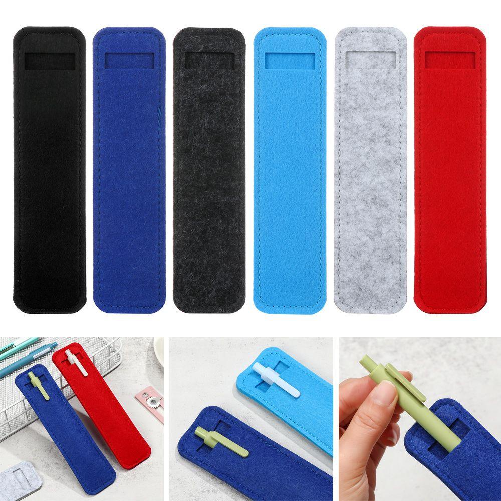 1 Túi Đựng Bút Bằng Vải Nỉ Cho Trường Học / Văn Phòng Ốp