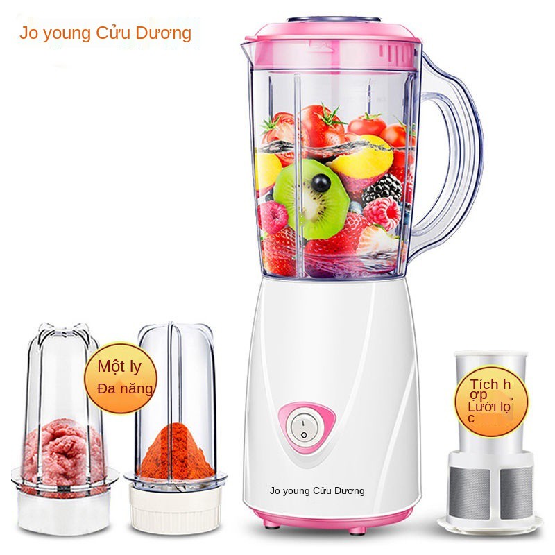 > Máy nấu đa năng gia dụng Joyoung ép trái cây và rau củ tự động mini, sữa đậu nành <