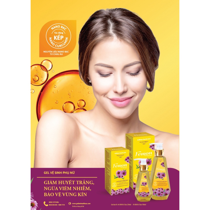 DDVS FEMON - DAILY Sát trùng chống ngứa, chống viêm. Giữ ẩm làm mềm niêm mạc. Khử mùi hôi.
