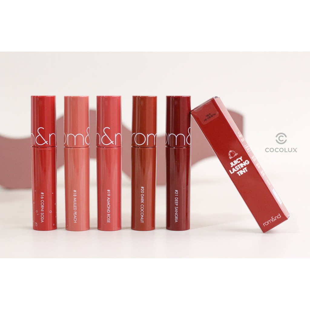 Son bóng tint Romand Juicy Lasting Tint-[COCOLUX]