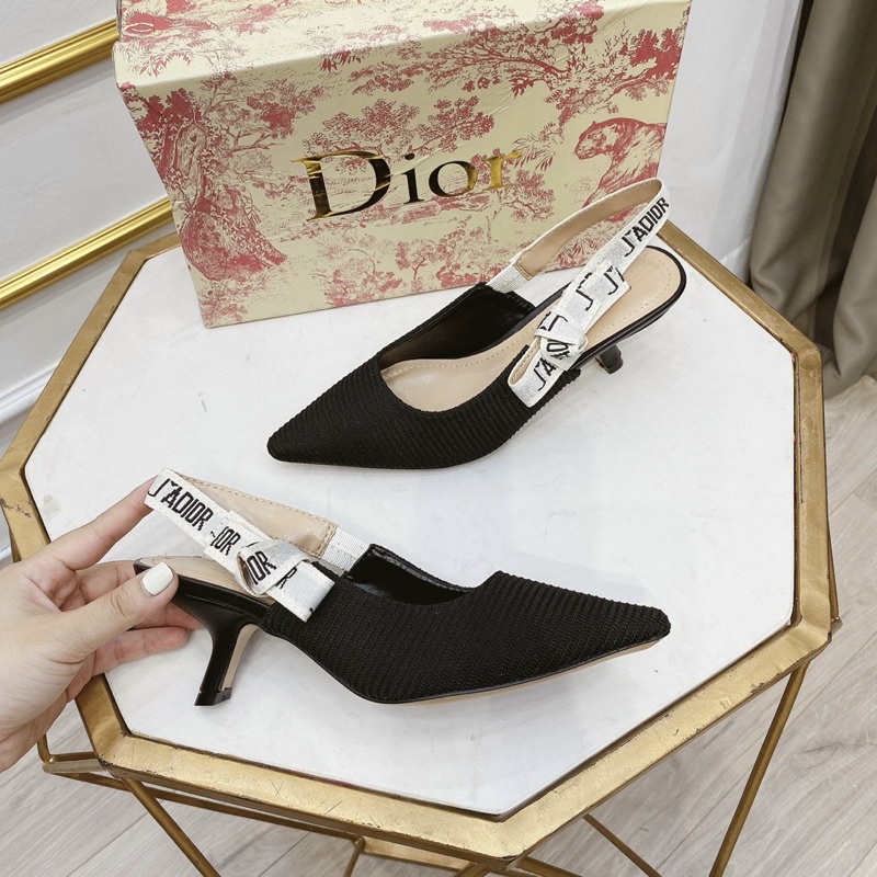 Sandal cao gót D i o r tăm 3p, 9p fullbox