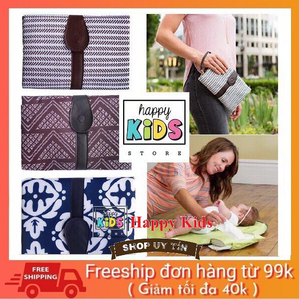 Túi đựng bỉm kiêm thảm thay tã di động JJOCVE