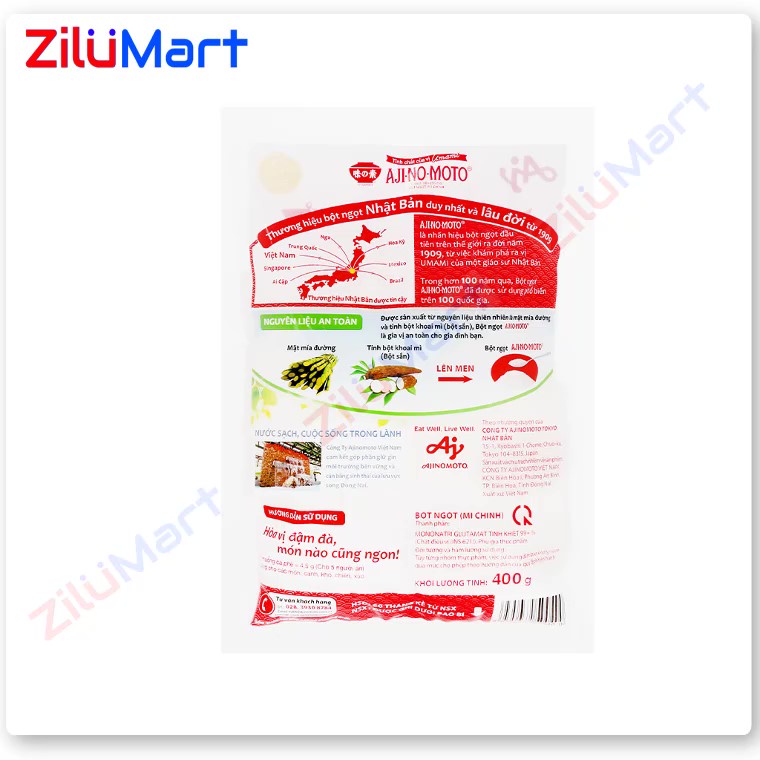 Bột ngọt Ajinomoto  gói 400g