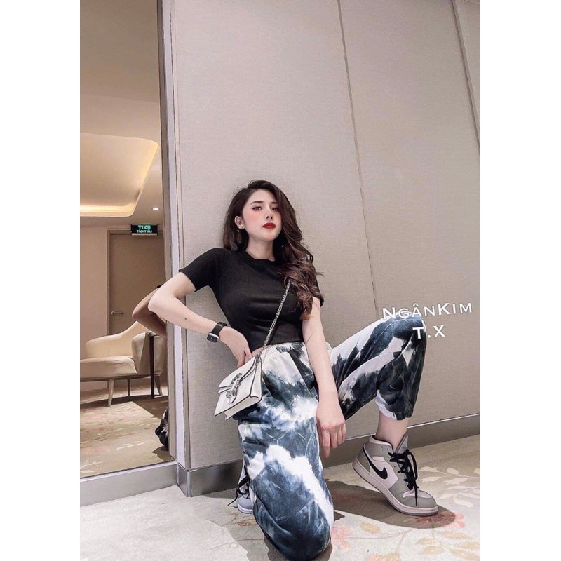áo loang mix quần bom