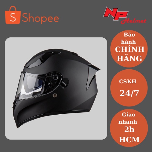 Torc Matt Black - Nón Bảo Hiểm Fullface