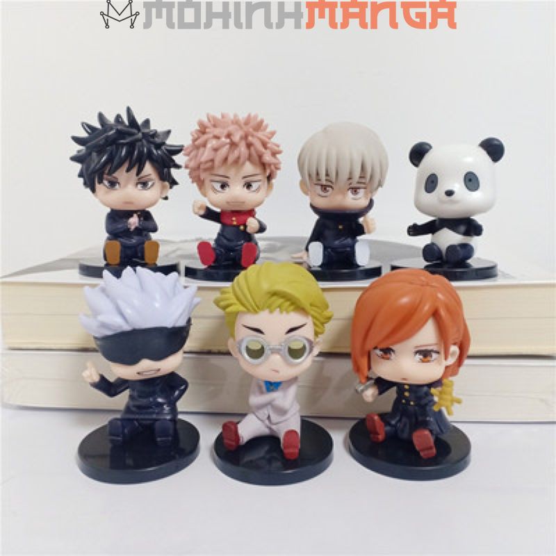 Mô hình figure 15 nhân vật Jujutsu Kaisen Chú thuật hồi chiến Inumaki Yuji Itadori Sukuna Satoru Gojo Megumi Nobara