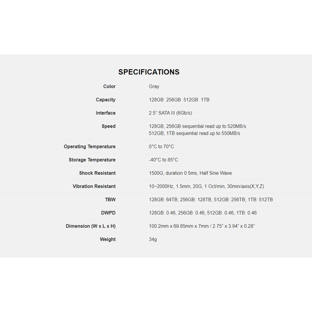 Ổ cứng SSD Lexar NS100 128GB, SSD 256GB, 2.5” SATA III | BigBuy360 - bigbuy360.vn