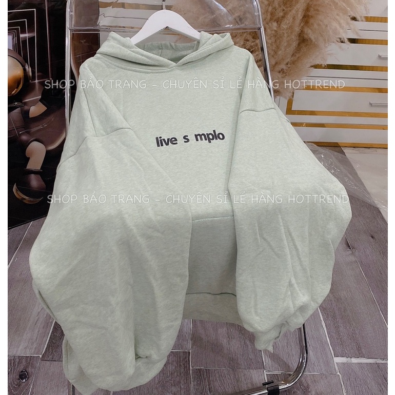 Áo Nỉ Hoodie Live Hot Freesize Nam Nữ Kiểu Dáng Unisex Phong Cách Hàn Quốc