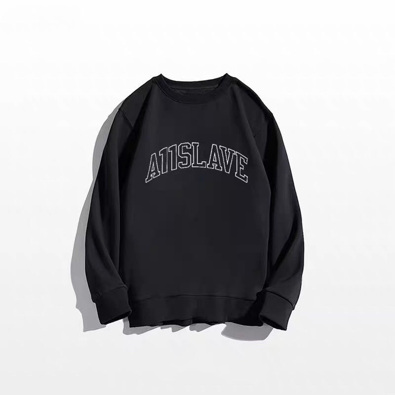 ÁO SWEATER màu đen chữ trắng A11SLAVE - áo thu đông