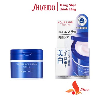 Kem dưỡng SHISEIDO AQUALABEL White Care Cream màu xanh