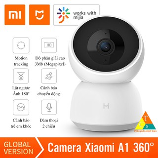 Camera giám sát Xiaomi Imilab 2k 1296p A1 xoay 360° Phiên bản quốc tế