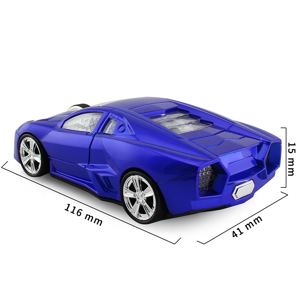 Chuột không dây 2.4G Chuột ô tô Lamborghini mới 10 mét Khoảng cách truyền