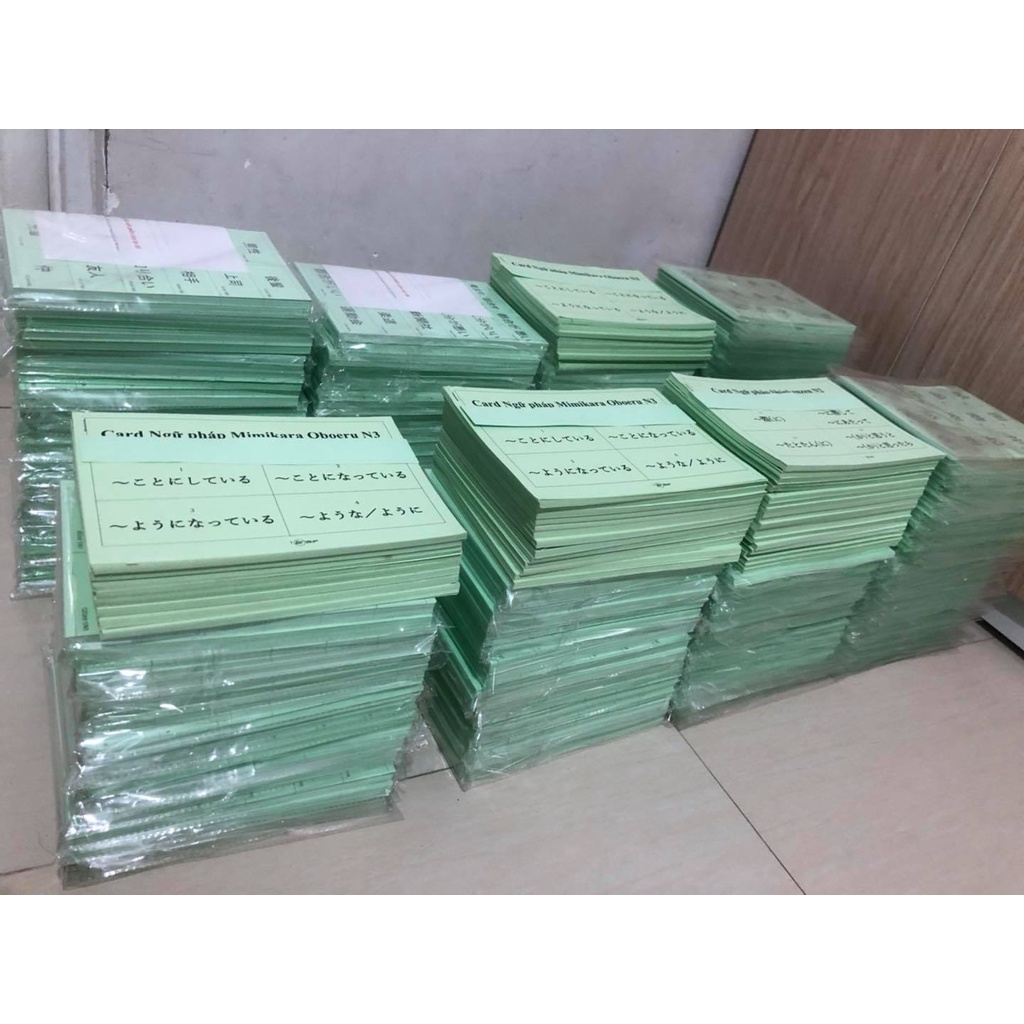 Trọn bộ thẻ học tiếng nhật - Flashcard học từ vựng Kanji N2 Mimikara