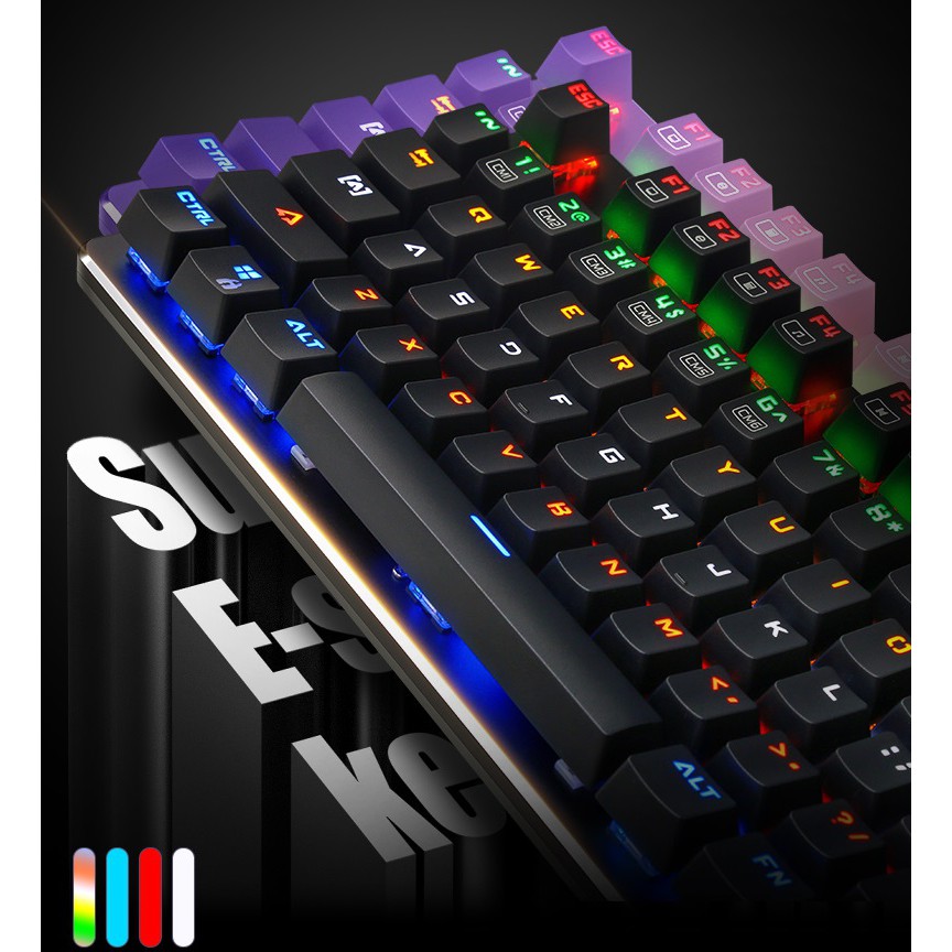 Bàn phím cơ fullsize 104 phím E-SPORTS ZK4 - 21 chế độ led gaming | BigBuy360 - bigbuy360.vn