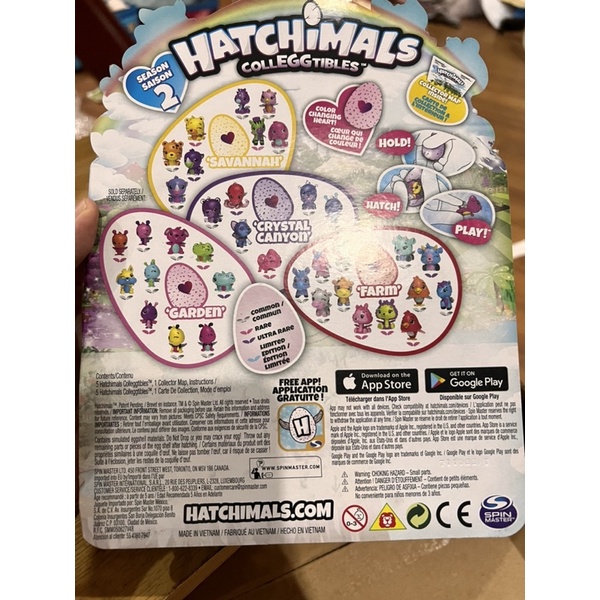Chính hãng full box - Khay trứng Hatchimal mùa 2 - siêu hiếm