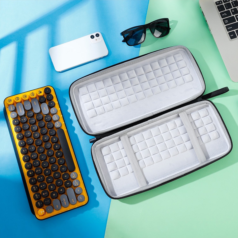 Túi Đựng Bàn Phím Cơ H3C Chống Thấm Nước Cho Logitech POP Keys (Màu Xám)