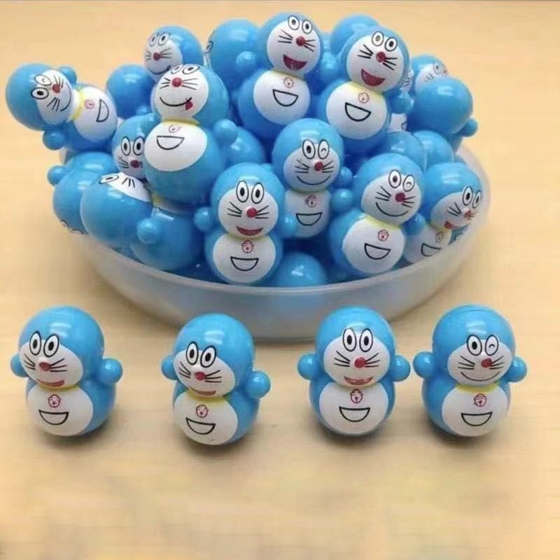 Đồ chơi lật đật mini squid game, lật đật doraemon cho bé siêu dễ thương