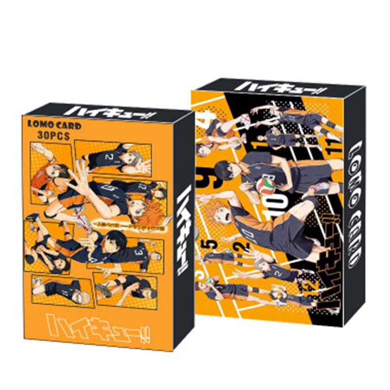 Set 30 hình thẻ lomo nhân vật anime Haikyuu chất lượng cao