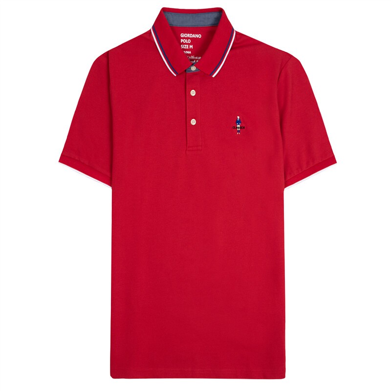 [Mã WABRWM12 giảm 10% đơn 99K] Áo Thun Nam Có Cổ Polo Giordano 01019260 | BigBuy360 - bigbuy360.vn