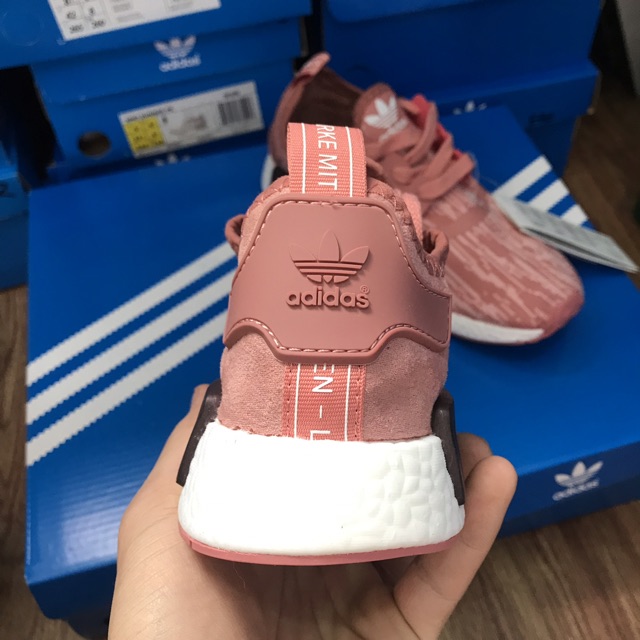 XẢ HÀNG HOT XẢ KHO THANH LÝ - RẺ Giày NMD R1 Hồng Xước Nữ | Sale Rẻ | Có Sẵn 2020 . BÁN RẺ 👟 :)) , " ~ $